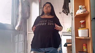 Curvy BBW in a Bold Moment Confidence, Curves & Smoke