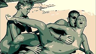 BITCHES ON A BEACH: Blowjob, Chaturbate  Threesome Porn