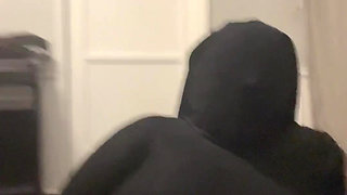 Rubber Doll Mask Encased Orgasm