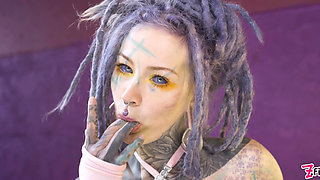 Dread Girl ANAL ONLY Double Penetration Threesome - Prolapsing Ass Rose, Gaping Ruins