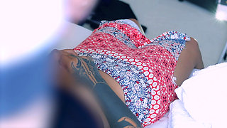 Tattoed Sexy Babe Schoolgirl Fucked in Missionary After Class