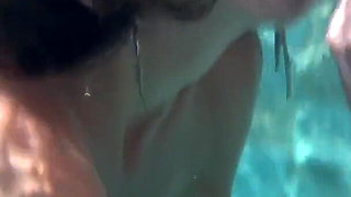 Hot and Wet Fucking in the Pool and Underwater - Jumping All Day on My Cock