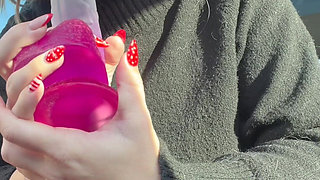 Fountain Woman Outdoors Big Big Squirt!!