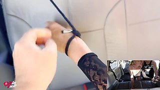 Blonde Nylon Slut Gets Ass Fucked While Tied!