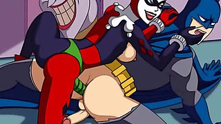 Joker and Harley Quinn manga porn parody