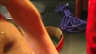 Tied up humiliated guy