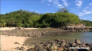 Jamie Brooks Gets Way More than Sand in Her Vagina on the Beach - Private Porn Sex Videos