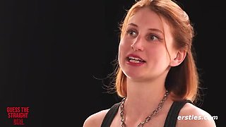 Guess the Straight Girl: Lesbian Game with Stella, Ebony & Jacky