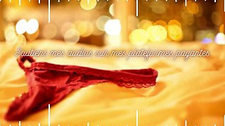 French Femdom JOI: Wife Catches Husband Crossdressing & Humiliates Sissy