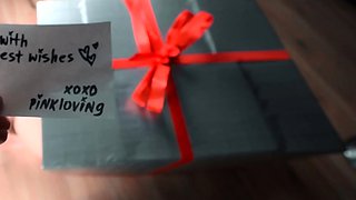 Ass box. A gift with a girl inside. Gloryhole - pinkloving