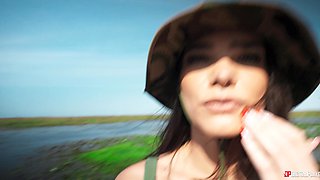 Beachside Passion Ignites with Lucy Foxx