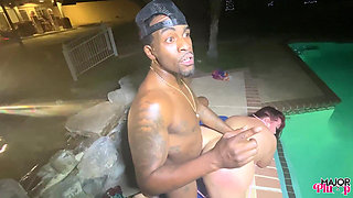 Mature Plumper Gets Pounded by Rome Majors BBC at the Pool