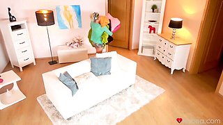 Lesbea featuring Emylia Argan and Tracy Lindsay's romantic scene