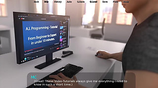 Hot Mature Landlady Does Spicy Yoga with Tenant - Bulge Tease & Flexible Poses