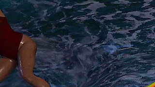 Dominos Beach 6: Jhon Night Surfing First Time & Zoe Cave Hookup