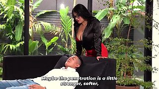 Hot Psychologist Fucks Patient In Therapy - Big Tits Latina Milf Deep Throat