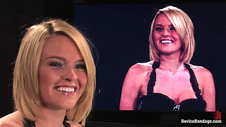 Krissy Lynn Hot Californian Blond, Suffers Her First Foot Torment.