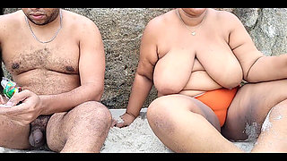 Nudist Beach, I'm Showing Myself off to Everyone