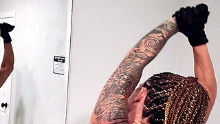 Extreme Double Pegging Personal Training Session Mars Solo, the XXX Slayer, Tapered Physique