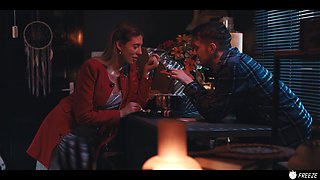 Sexy Blonde Pranked & Used Like a Fuckdoll Sex Slave - Freeze Porn Pussy Eating