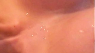 Blonde tight pussy babe solo toy fun in glamour masturbation