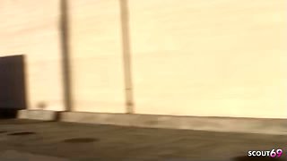 Blondie Girl at Risky Outdoor Nail