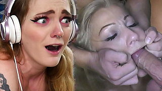 Carly Rae Summers Reviews Hot Blonde German Slut Gets Extreme Rough Fuck with Big Cock - PF Porn Reactions