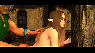 Dragonborn Pounding A Tavern Girl - Skyrim Parody