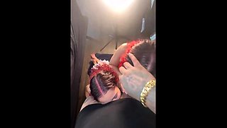 Czech amateur blowjob and fucking POV in public