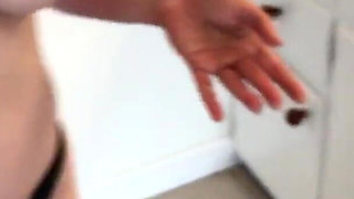 Dirty maid gets stuck