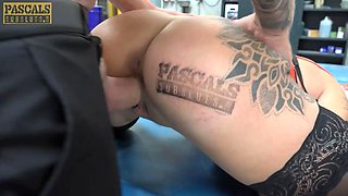 Pascalssubsluts - tattooed blonde endy doll nailed hard inside a garage