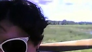 Office Worker Blows Her Boss Outdoors