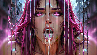 Lustrender: Fiery Witch Duo Lesbian Cum Swallow Ruins - Ai Video