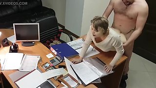 Wild encounter with a office woman