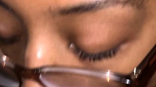 Real POV amateur sucking and blowjob with emo teen