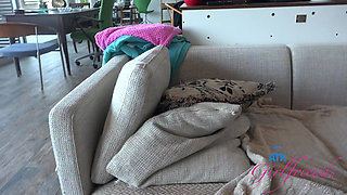POV Selena Sativa Creampie Fuck: Pussy Eating Cum, Blowjob, Footjob & Smoking Break