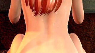 Stepsister Struggling Dick at Couch