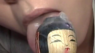 Kimono Erotica: Kokeshi Insertion Play -1