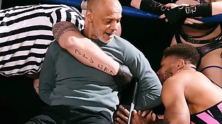 Wrestling Match Turns Sexual.. Jolee Love