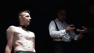 Suited stern Master buys fucks twink raw