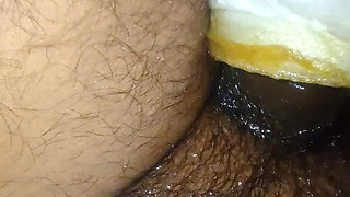 Turkish daddy big cock jerking with oil homemade video