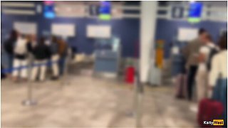 Public Cock Flashing In Airplane - I Brought Stranger To Cum In Two Minutes