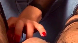 Adeline Murphy does urethral insertion & socks footjob