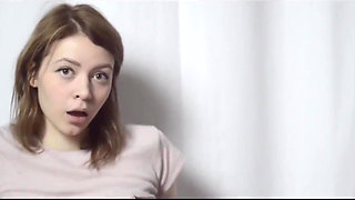 Her First Porn Video for You: She Get Crempie