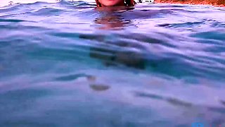 Blonde With Natural Big Boobs Loves Putting A Toy In Her