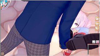 [hentai Game Koikatsu! ]have Sex With Big Tits Vtuber Tanaka Hime.3dcg Erotic Anime Video