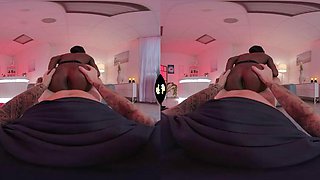 Ebony ft. Vr: Blowjob, Doggy  Cowgirl VR Porn