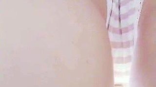 Sexy huge ass latina amateur rides fetish dudes cock