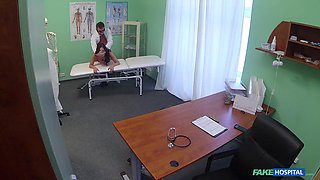 Gabriella Daniels Plays Naughty Patient for Doctors Unique Therapy Session Before Tight Missionary Creampie