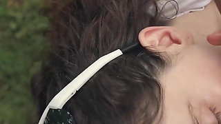 Naughty Couple Record Porn Video in the Park
